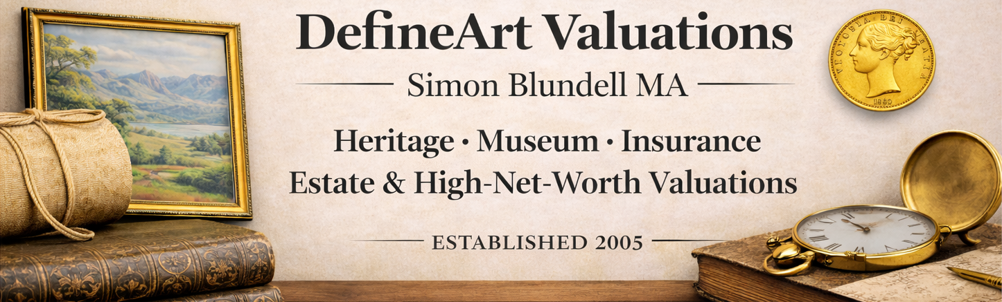 DefineArt Valuations banner
